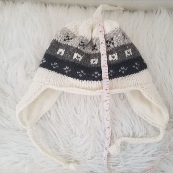 Casa De La Lana Child's wool hat. Wool blend - Picture 2 of 5